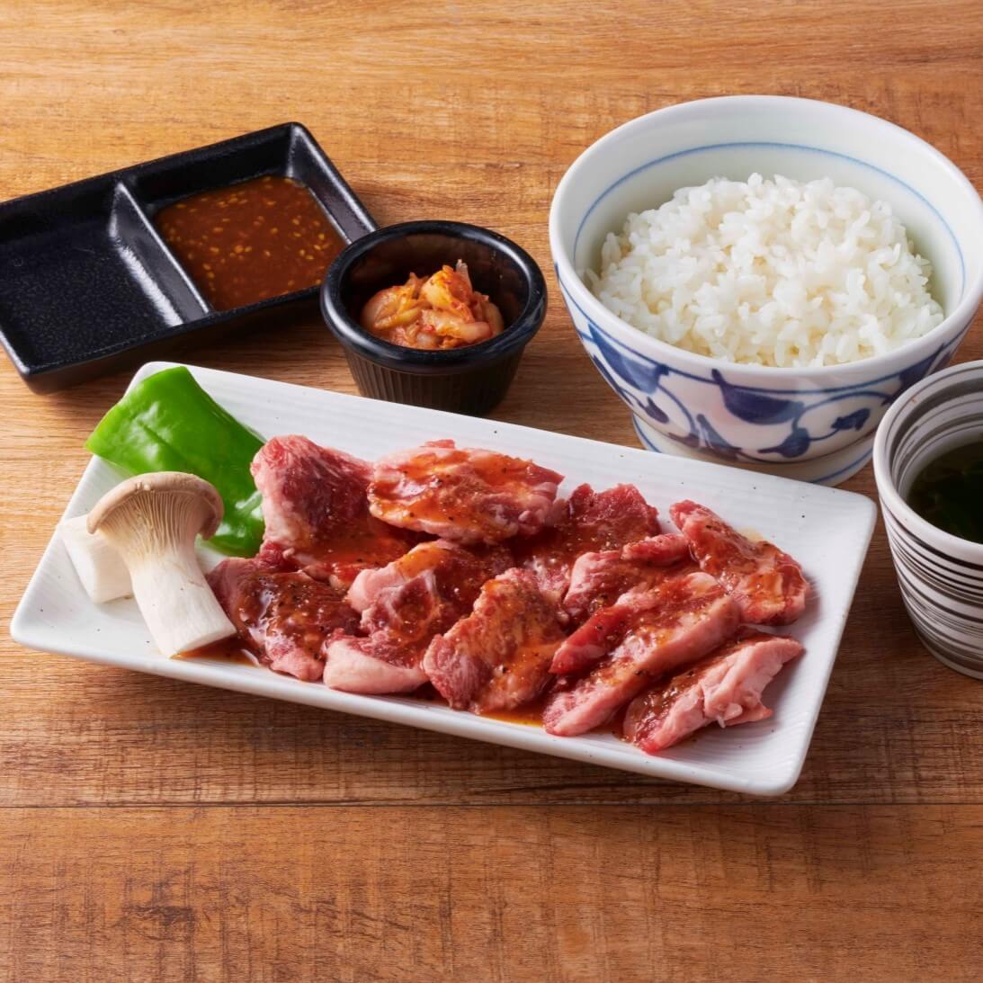 辛にんにく中落ちカルビランチ