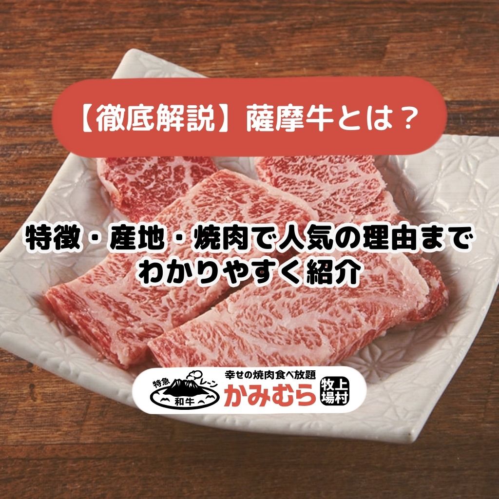 【徹底解説】薩摩牛とは？特徴・産地・焼肉で人気の理由までわかりやすく紹介