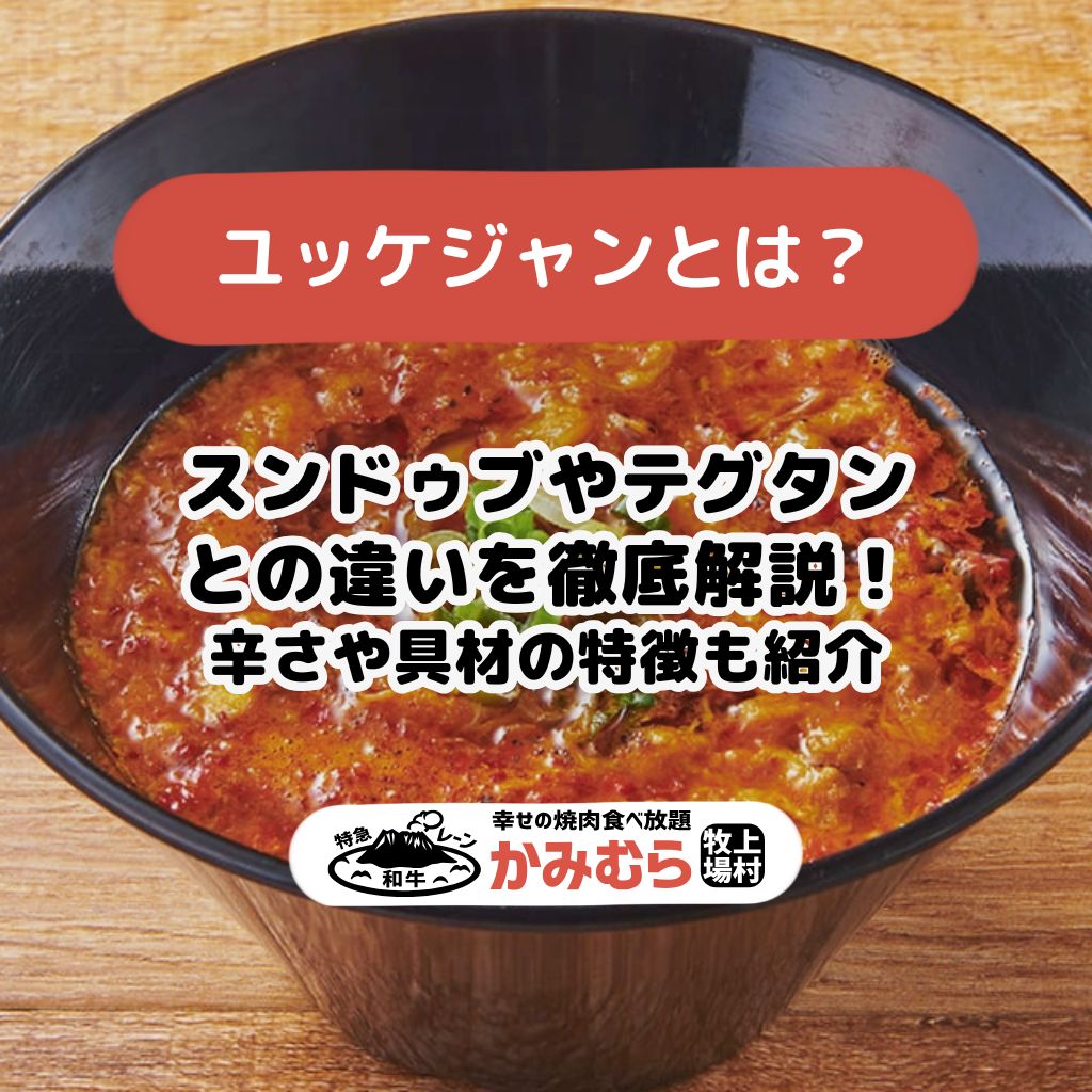 ユッケジャンとは？スンドゥブやテグタンとの違いを徹底解説！ 辛さや具材の特徴も紹介